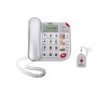 TELEFONO FISSO BRONDI SUPER BRAVO PLUS ARGENTO BIG DIG&DIS VIVAV