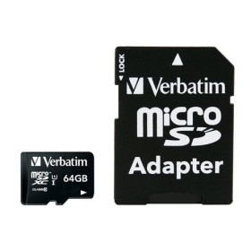 MICRO SD VERBATIM 64GB CLASSE 10