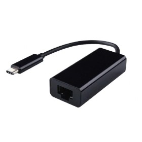 TECHMADE GEMBIRD ADATTATORE USB-C GIGABIT LAN NERO