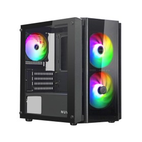 CASE NUWO BLITZ R28 BLACK 0.5MM SPCC3*U3 3*FAN FRGB RAINBOW SIDE