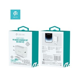 DEVIA CARICA BATTERIA RAPIDO PD 20W CON CAVO TYPE-C A LIGHTNING