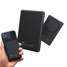 TECHMADE POWERBANK SLIM7.9MM WIRELESS MAGNETICO 5000mah