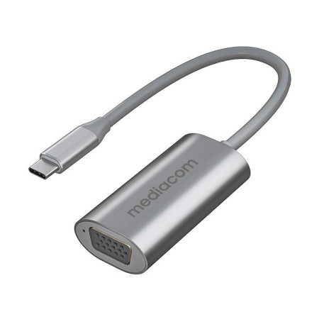 ADATTATORE MEDIACOM DA USB-C MASCHIO AD VGA FEMMINA FINO A WUXGA