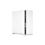 QNAP TS-233 server NAS e di archiviazione Tower ARM Cortex-A55 2 GB 0 TB QNAP QTS Bianco
