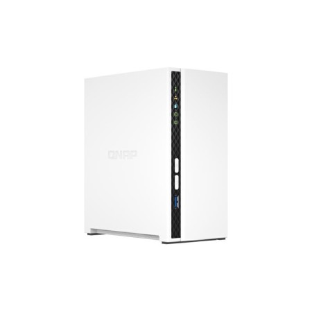 QNAP TS-233 server NAS e di archiviazione Tower ARM Cortex-A55 2 GB 0 TB QNAP QTS Bianco