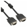 CAVO VGA M/M 3+4C CORE RAME 2*MAGNETIC RING NERO 10M CV-VGA-007